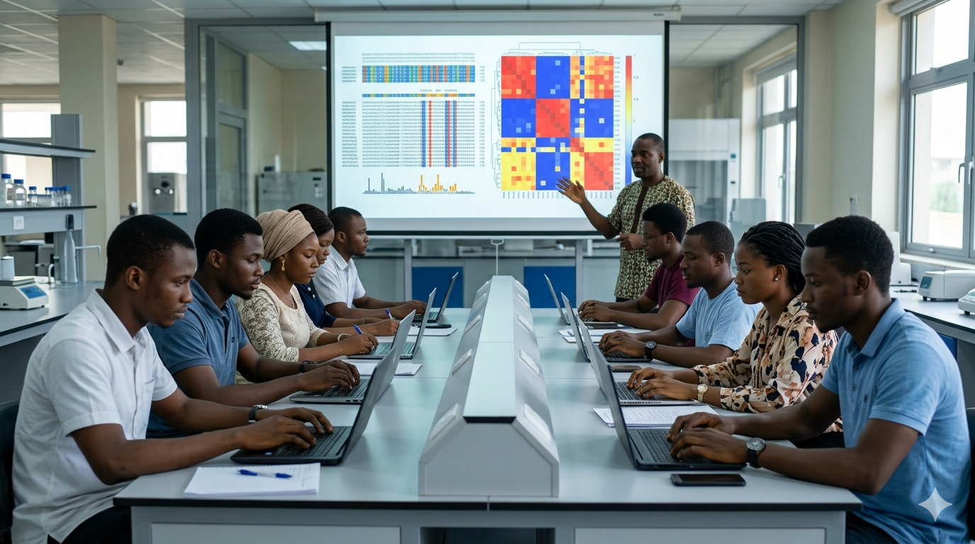 Bioinformatics classroom training session